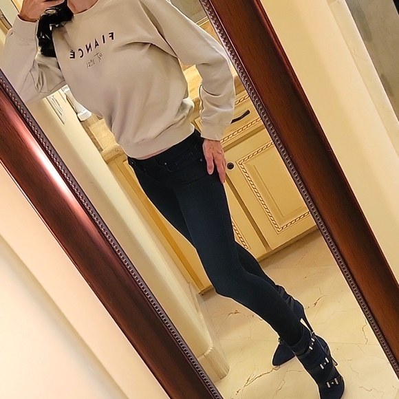 FIANCÉ est. 2021 Beige Sweatshirt, S - Picture 13 of 16